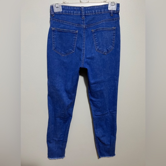 Deep blue two-toned South African Brand women's High rise Skinny jean US size 6 - Picture 2 of 4